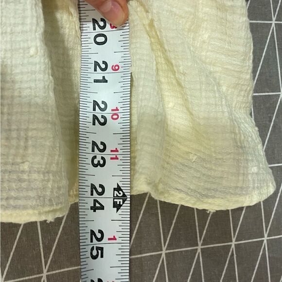 Zara Cream Polka Dot Relaxed Fit Summer Top XS/S - Picture 5 of 13